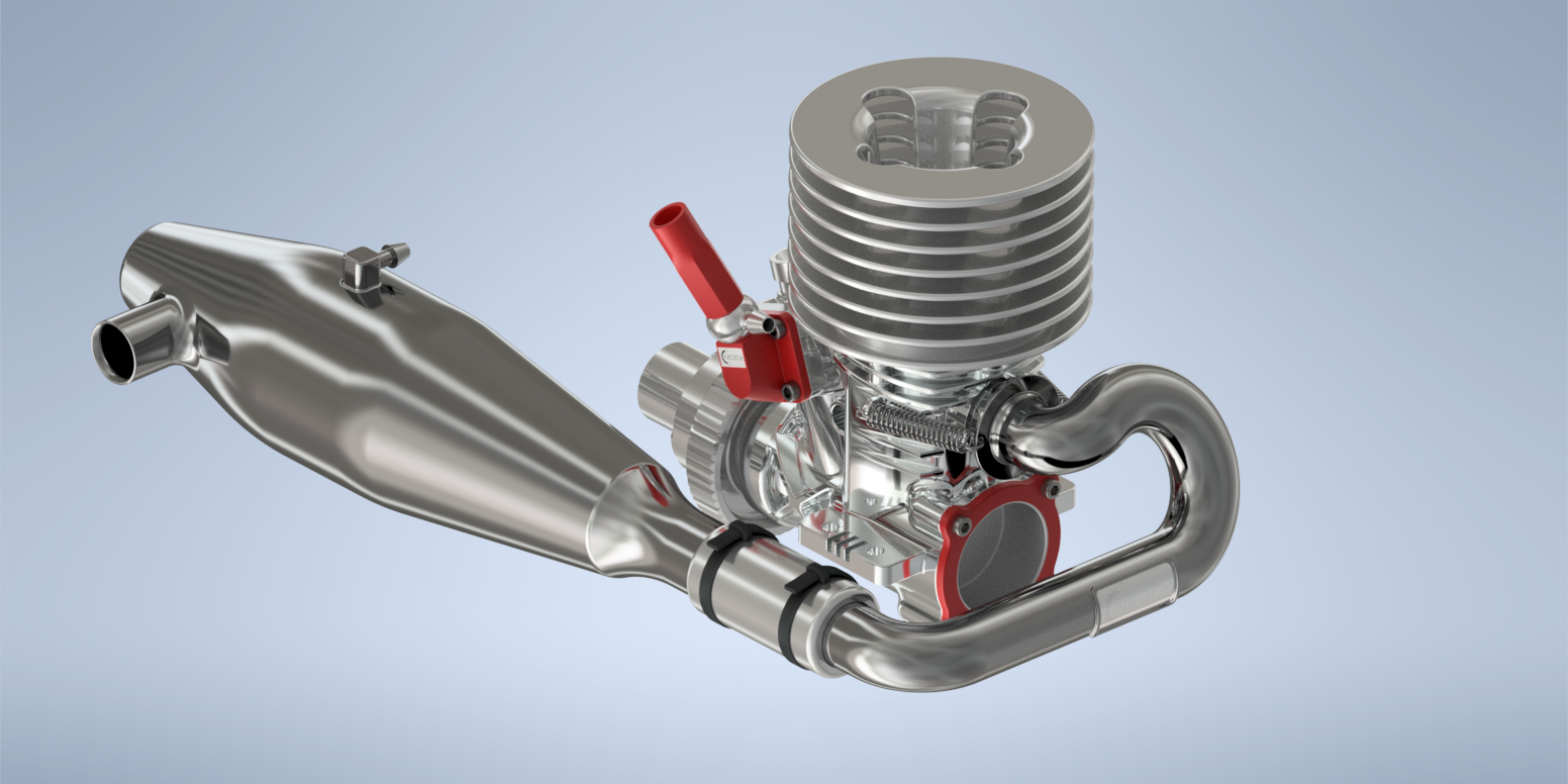 Moteur Avion Nitro SC 180 2 Temps – Pour Pièces, Incomplet